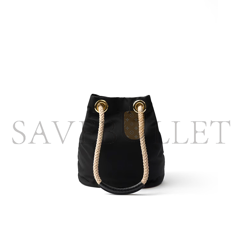 Pra*a mariner re-nylon small bucket bag 1be082 (28*23.5*16.8cm)
